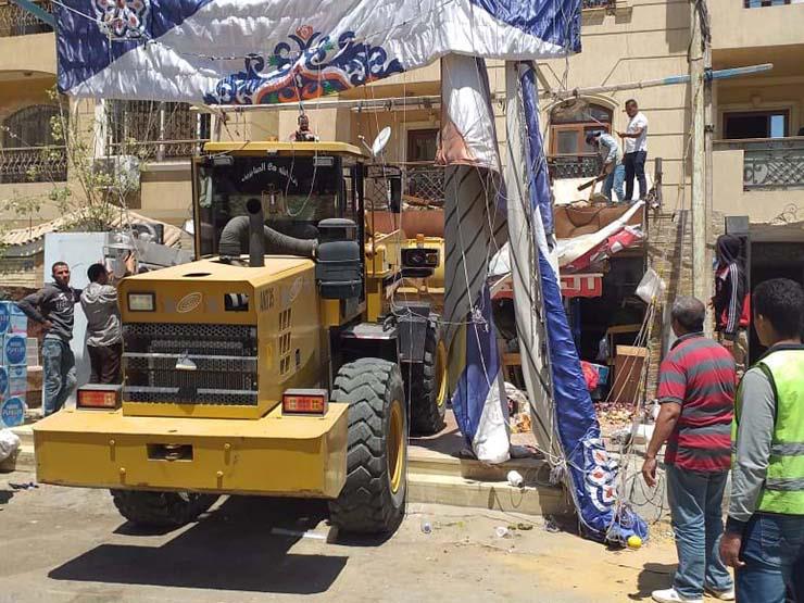  حملات مكبرة لإزالة مخالفات البناء والتعديات ورفع الإشغالات 