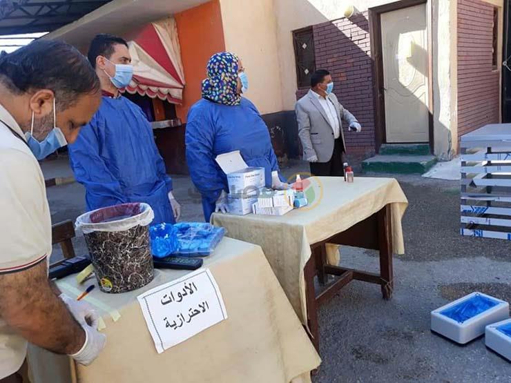 توزيع أدوات الوقاية على طلاب الثانوية العامة في بورسعيد
