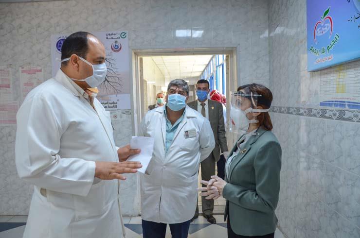 نائب محافظ الإسكندرية تتفقد مستشفى صدر المعمورة