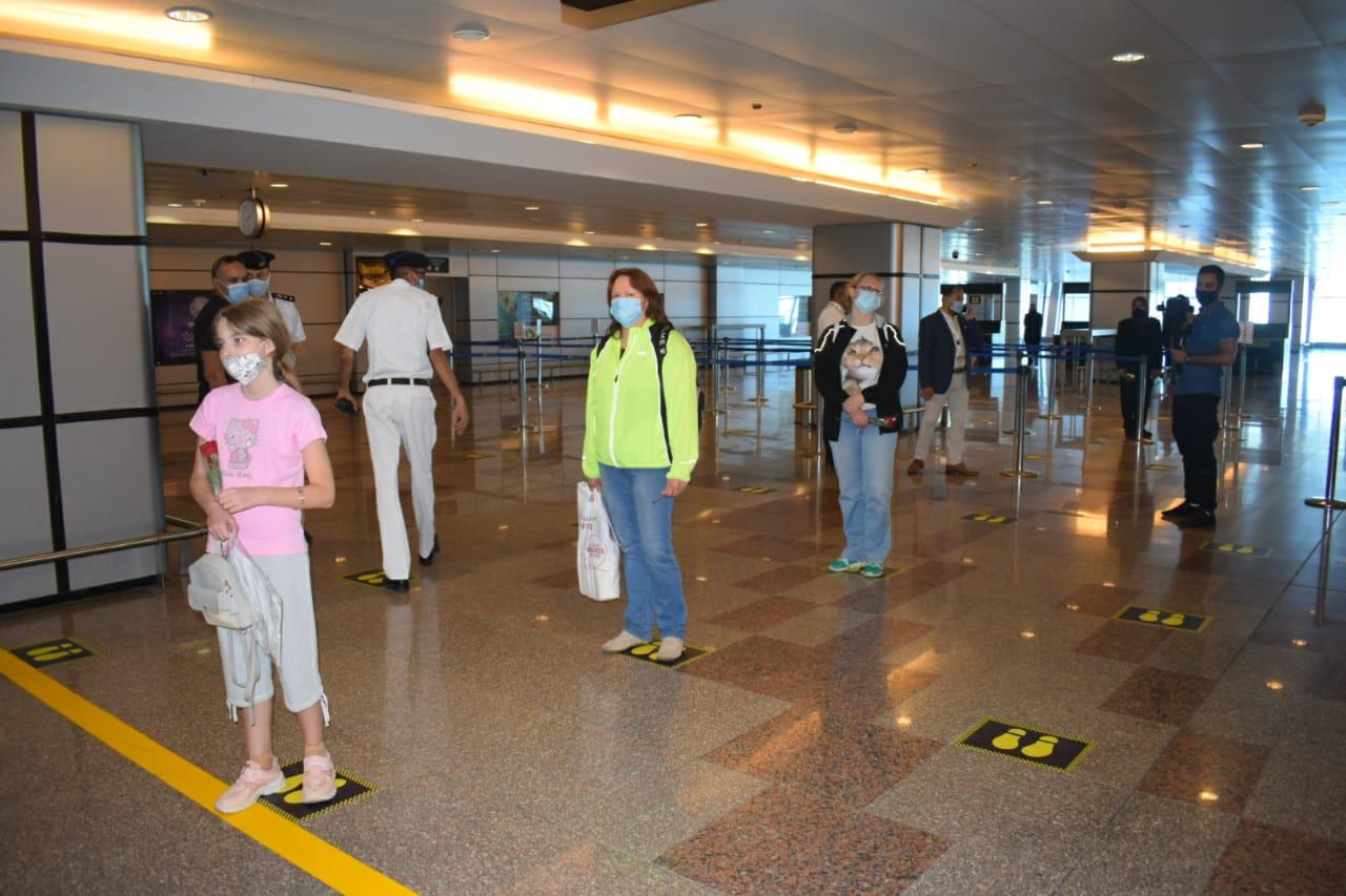 مطار الغردقة يستقبل أول طائرة أوكرانية