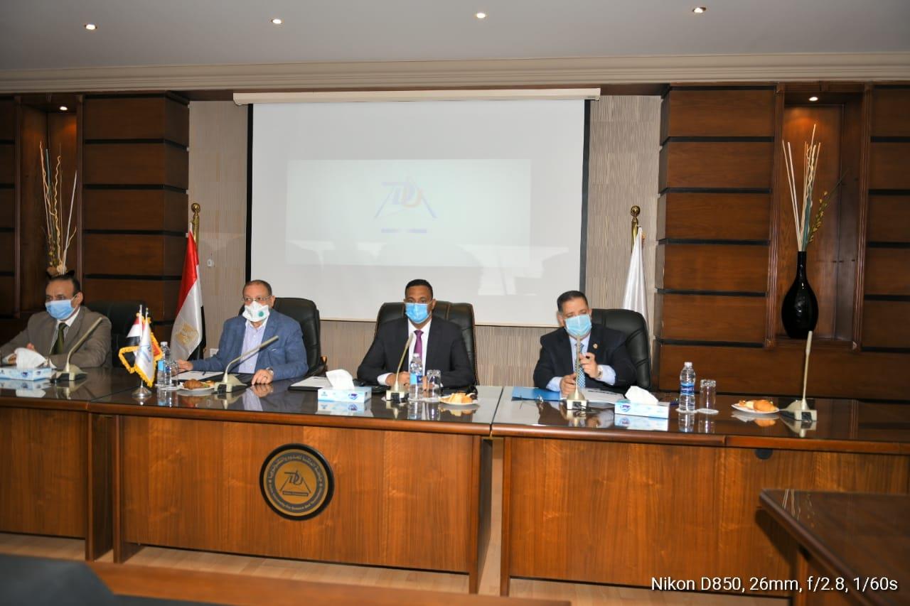 خلال اجتماع مجلس جامعة الدلتا