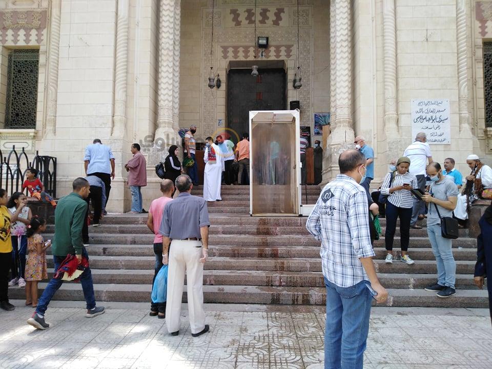 صلاة الجمعة بمسجد أبو العباس المرسي بالإسكندرية (1)