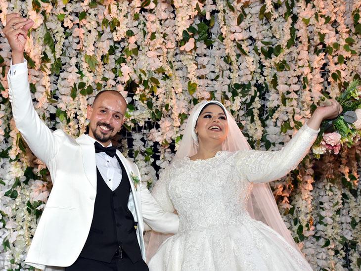 زفاف شقيق مصطفى بسيط وشقيقة مصطفى خاطر 