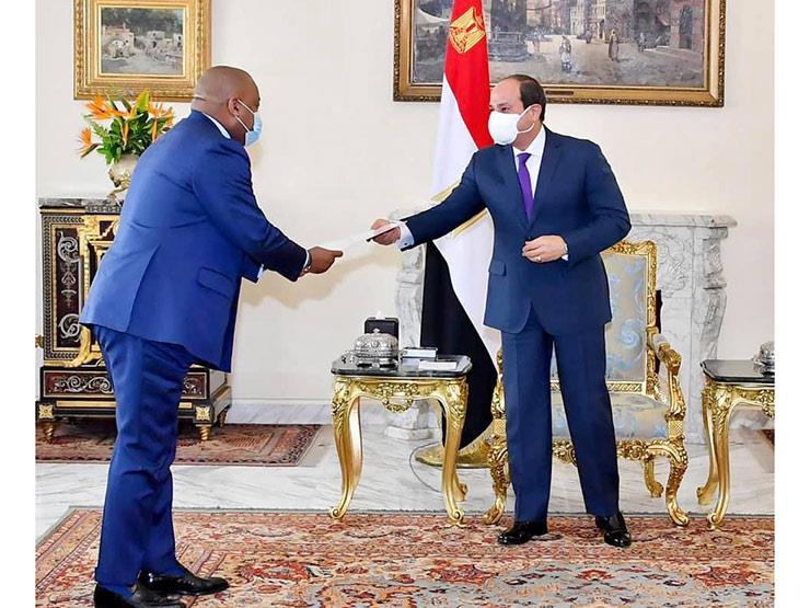 رسالة خطية من رئيس الكونغو إلى الرئيس السيسي 