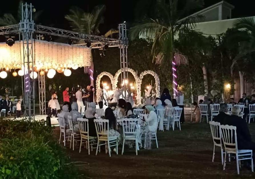 فض حفلي زفاف في الإسكندرية