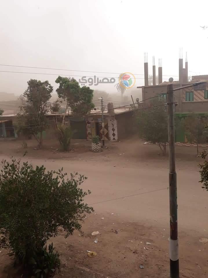 الطقس السيئ يضرب محافظة قنا 