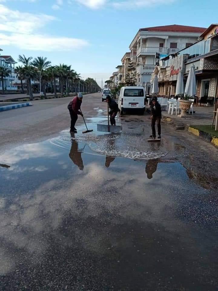 أمطار خفيفة في رأس البر