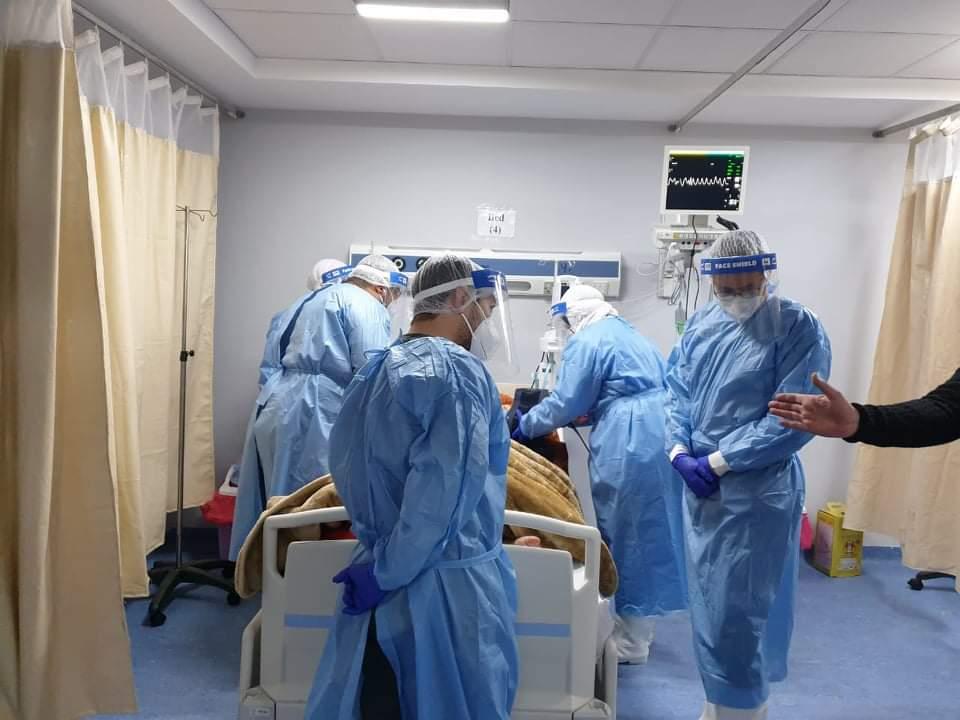 استقبال أول مصاب بكورونا في مستشفى كفر شكر المركزي