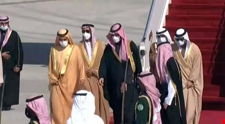 نائب رئيس الإمارات محمد بن راشد يصل إلى العلا