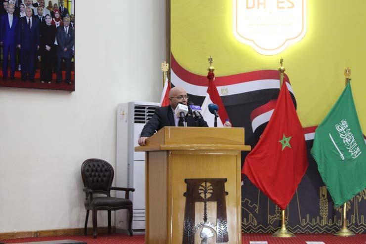 السفير أحمد التازي سفير المغرب بمهرجان البلح بالوادي الجديد