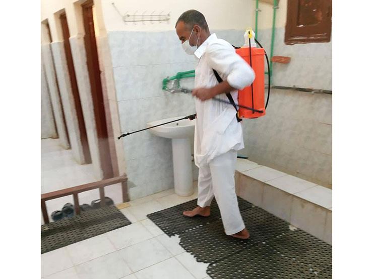 حملات نظافة وتعقيم بمساجد جنوب سيناء 