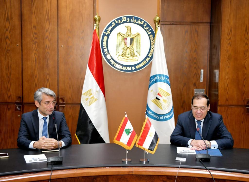 وزير الطاقة اللبناني في القاهرة للتوصل لصيغة عقد استيراد الغاز المصري