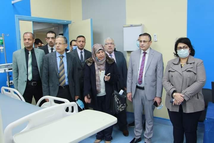 افتتاح وحدة العناية بمرضى السكتة الدماغية في جامعة المنوفية