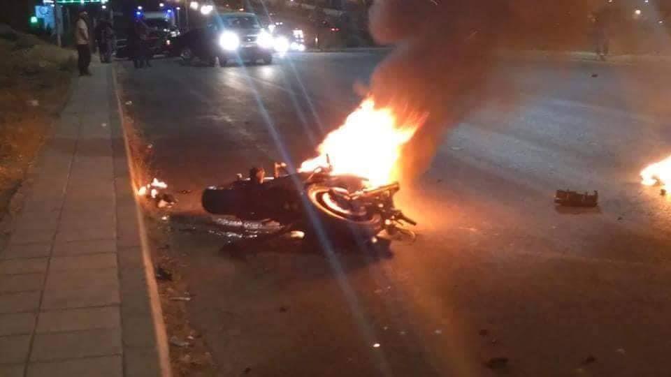الداخلية تكشف حقيقة اشتعال النيران في دراجة بخارية أثناء سيرها في الإسكندرية الداخلية تكشف حقيقة اشتعال النيران في دراجة بخارية أثناء سيرها في الإسكندرية