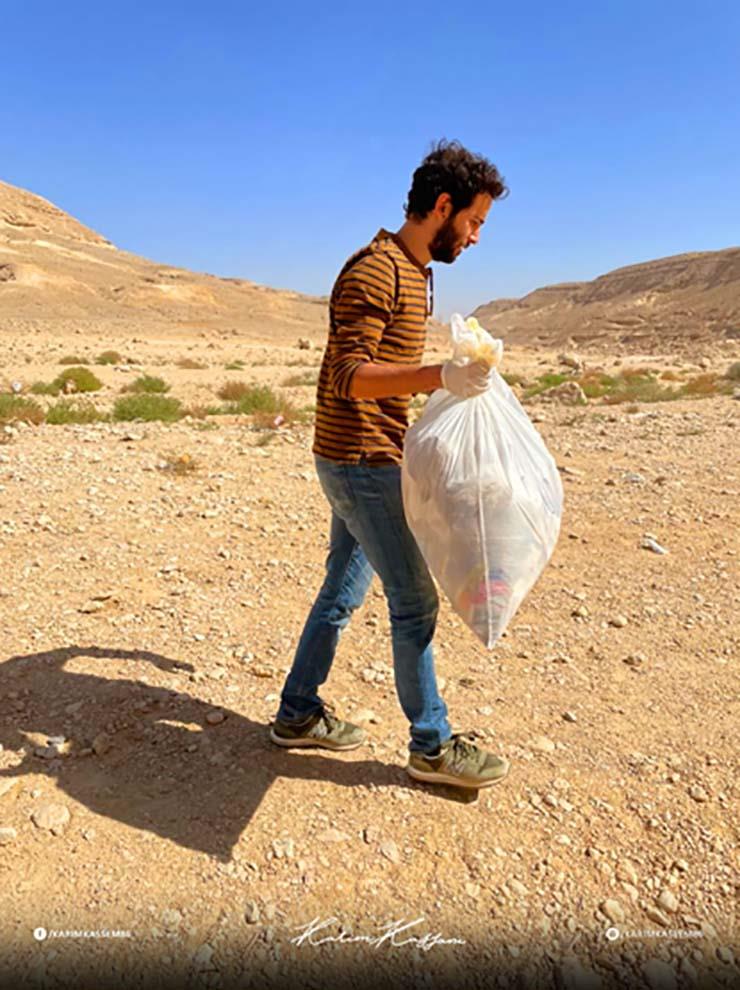 كريم قاسم يشارك في مبادرة لإنقاذ محمية وادي دجلة 