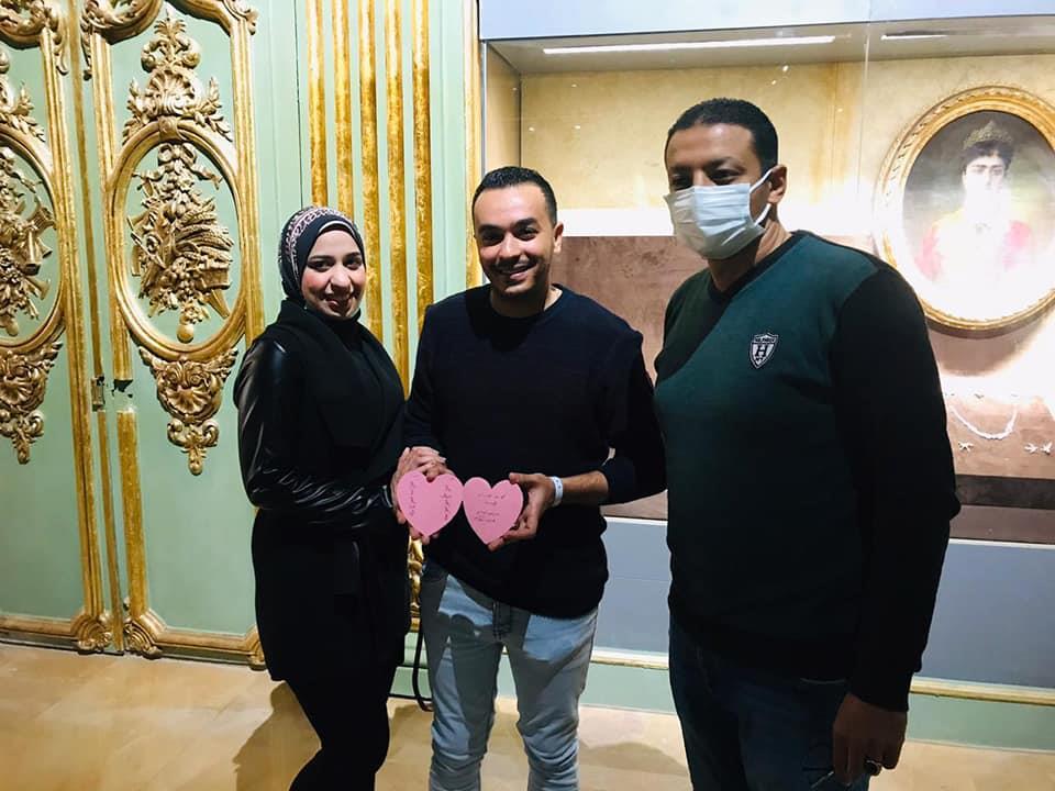 متحف شرم الشيخ يحتفل مع رواده بعيد الحب