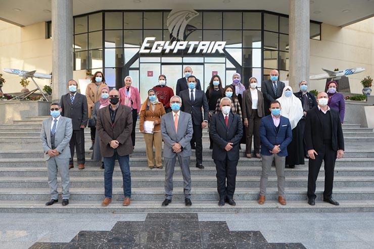 تجديد شهادات الأيزو لمصر للطيران 