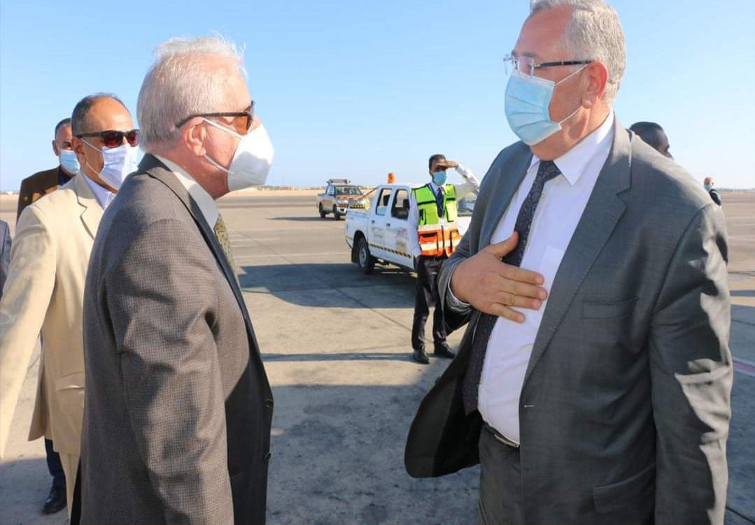 محافظ جنوب سيناء يستقبل وزير الزراعة بمطار شرم الشيخ 