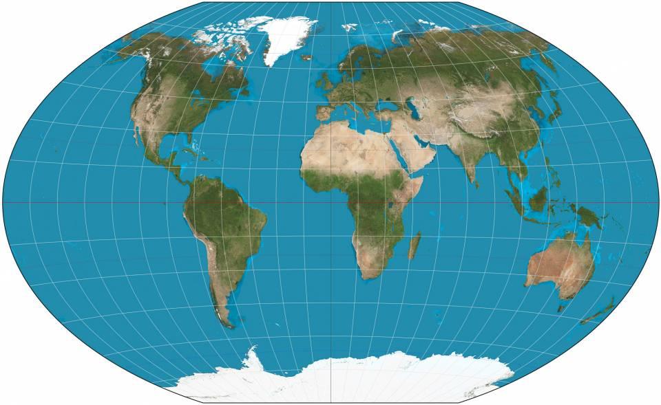 خريطة العالم 