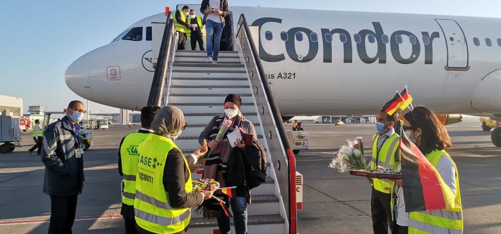 مطار الغردقة يستقبل أولى رحلات شركة Condor الألمانية