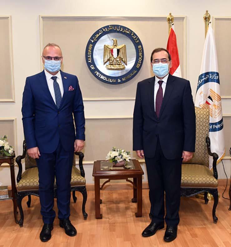 الملا يبحث مع وزير الشئون الخارجية الكرواتي فرص التعاون مع مصر 