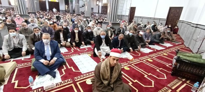 نقيب الأشراف وأمين دينية النواب يفتتحان مسجد سيدي شاور