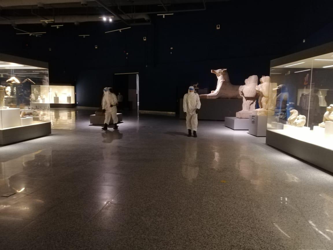 تعقيم متحف شرم الشيخ