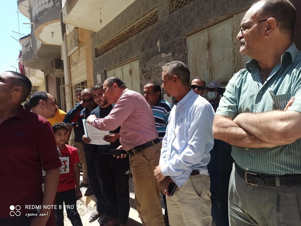إيقاف أعمال البناء في عقار مخالف بالعامرية غرب الإسكندرية