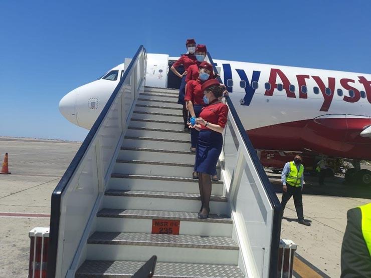 مطار شرم الشيخ يستقبل أولى رحلات فلاي أريستان من كازاخستان 