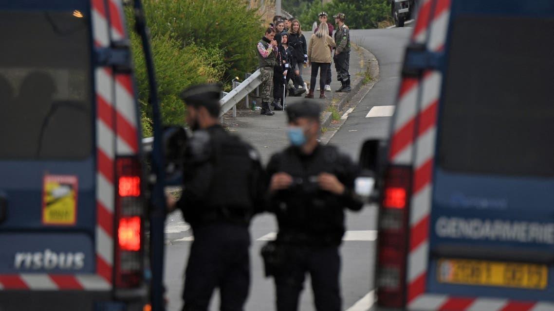 الشرطة الفرنسية في محيط الحفل المخالف