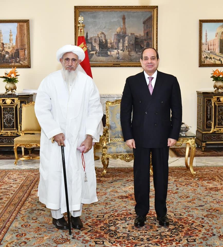 سلطان البهرة عقب لقاء السيسي: مصر تتمتع بقيادة الرئيس بحرية | مصراوى