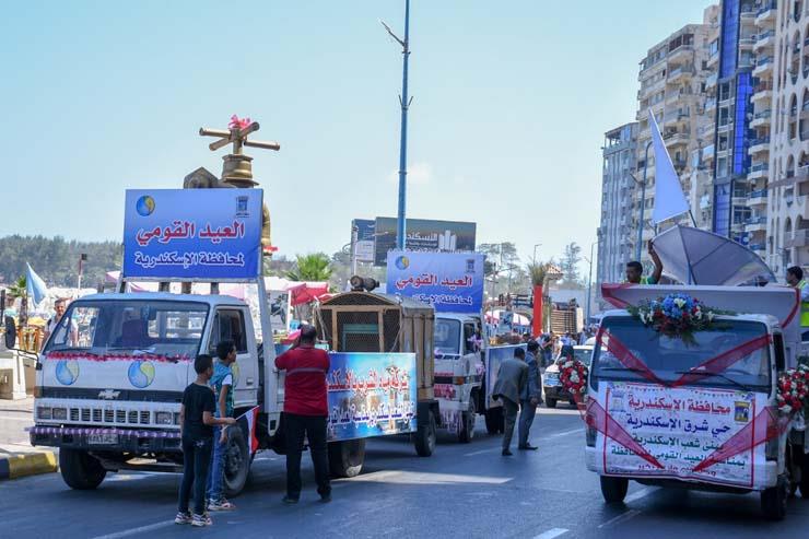 محافظ الإسكندرية احتفالات العيد القومي تجري وسط إجراءات احترازية