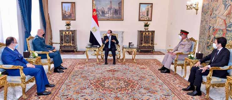 الرئيس السيسي يستقبل قائد الجيش اللبناني الرئيس السيسي يستقبل قائد الجيش اللبناني