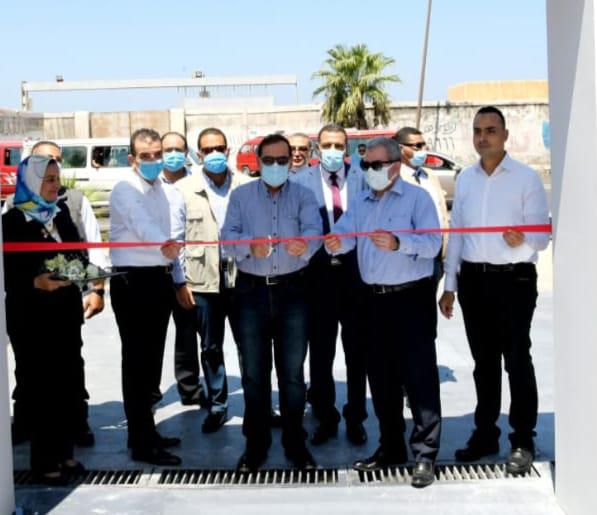 السيد المهندس طارق الملا وزير البترول والثروة المعدنية خلال افتتاح محطة وقود بالاسكندرية