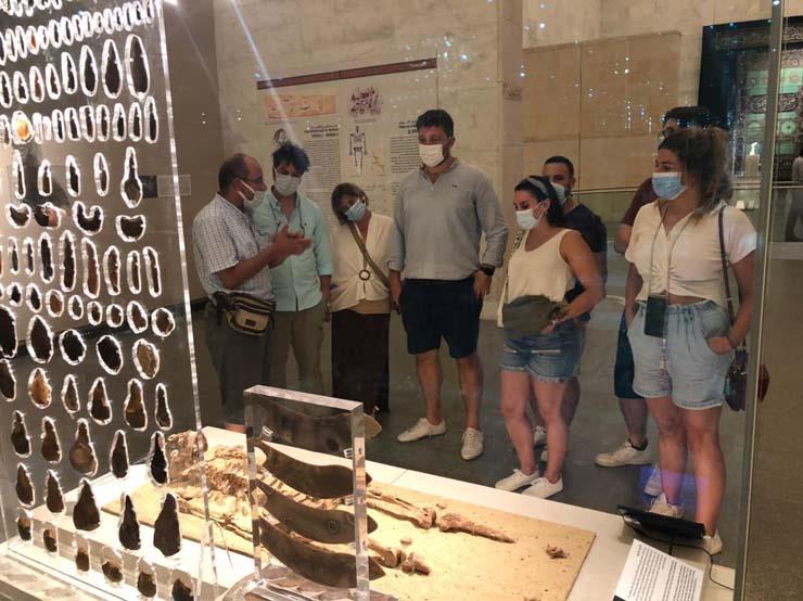 الفوج الإسباني الأول يزور المتحف القومي للحضارة بالقاهرة