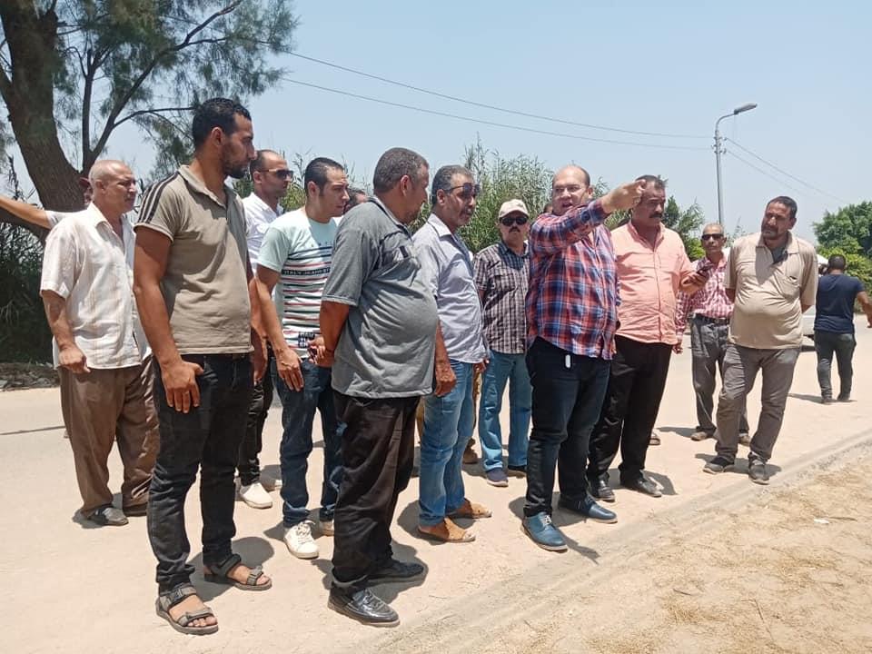جولة ميدانية لنائب محافظ الجيزة بمدينة منشأة القناطر