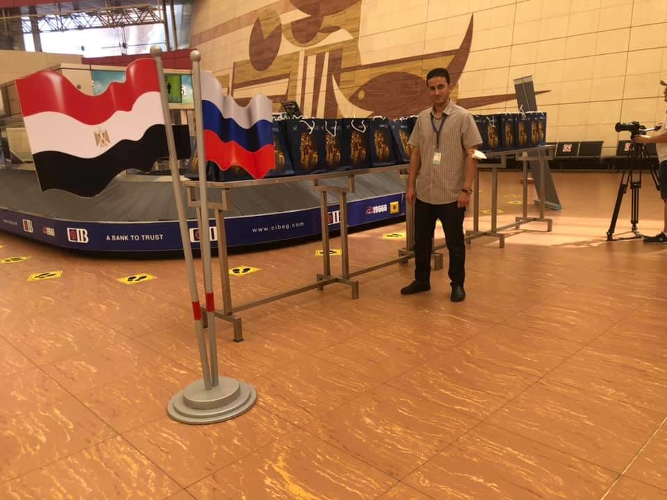 استعدادات المطار لاستقبال الوفد السياحي 