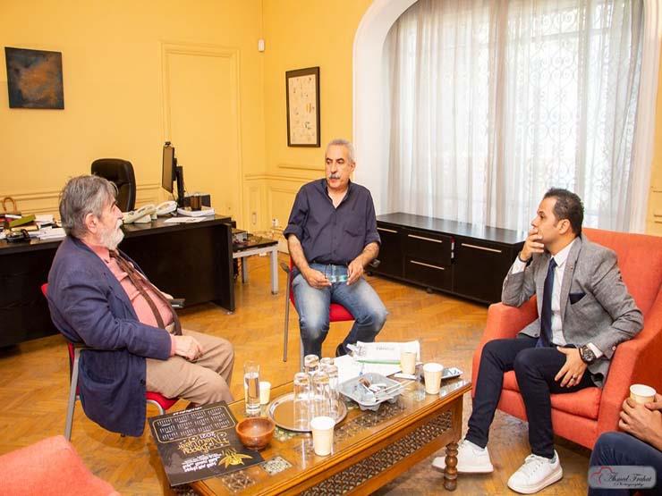 مدير معهد ثربانتس الإسباني يستقبل رئيس مهرجان شرم الشيخ الدولي للمسرح 