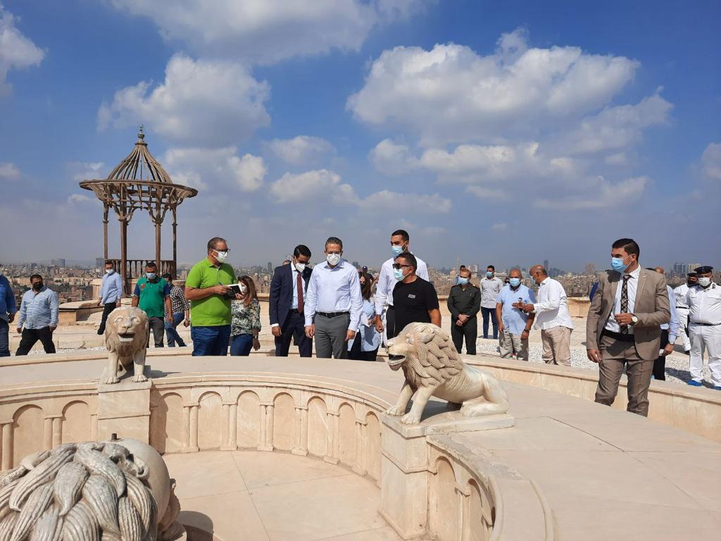 وزير السياحة والآثار يتفقد قلعة صلاح الدين الأيوبي لمتابعة أعمال الترميم
