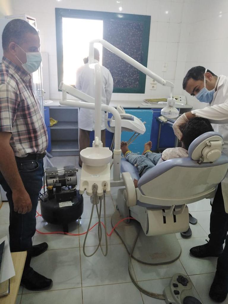 قافلة طبية مجانية لقرى الشيخ والي في الداخلة بالوادي الجديد 