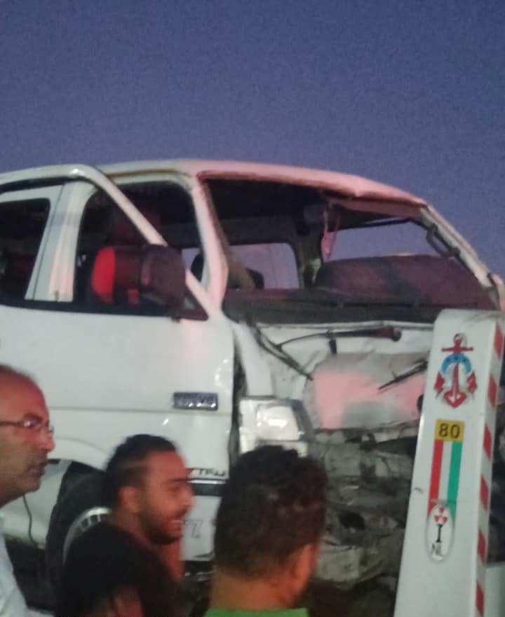 حادث تصادم غرب الإسكندرية