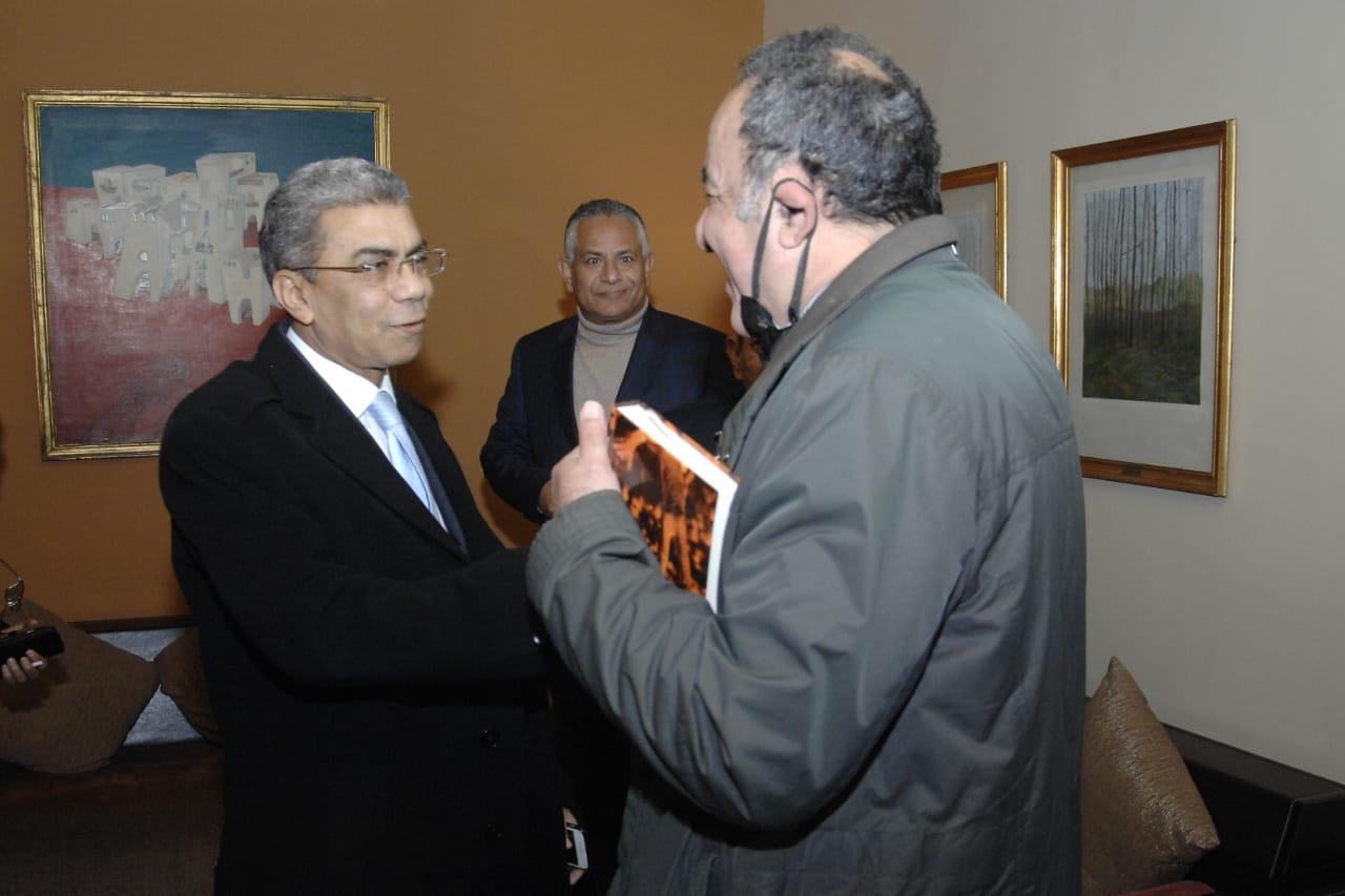 حضور مناقشة سنوات الخماسين للكاتب ياسر رزق 