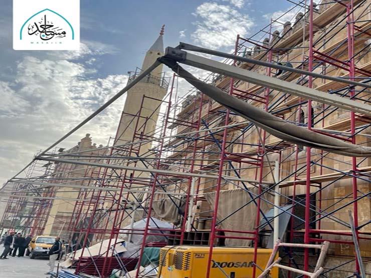 أعمال ترميم وتأهيل مسجد الإمام الحسين