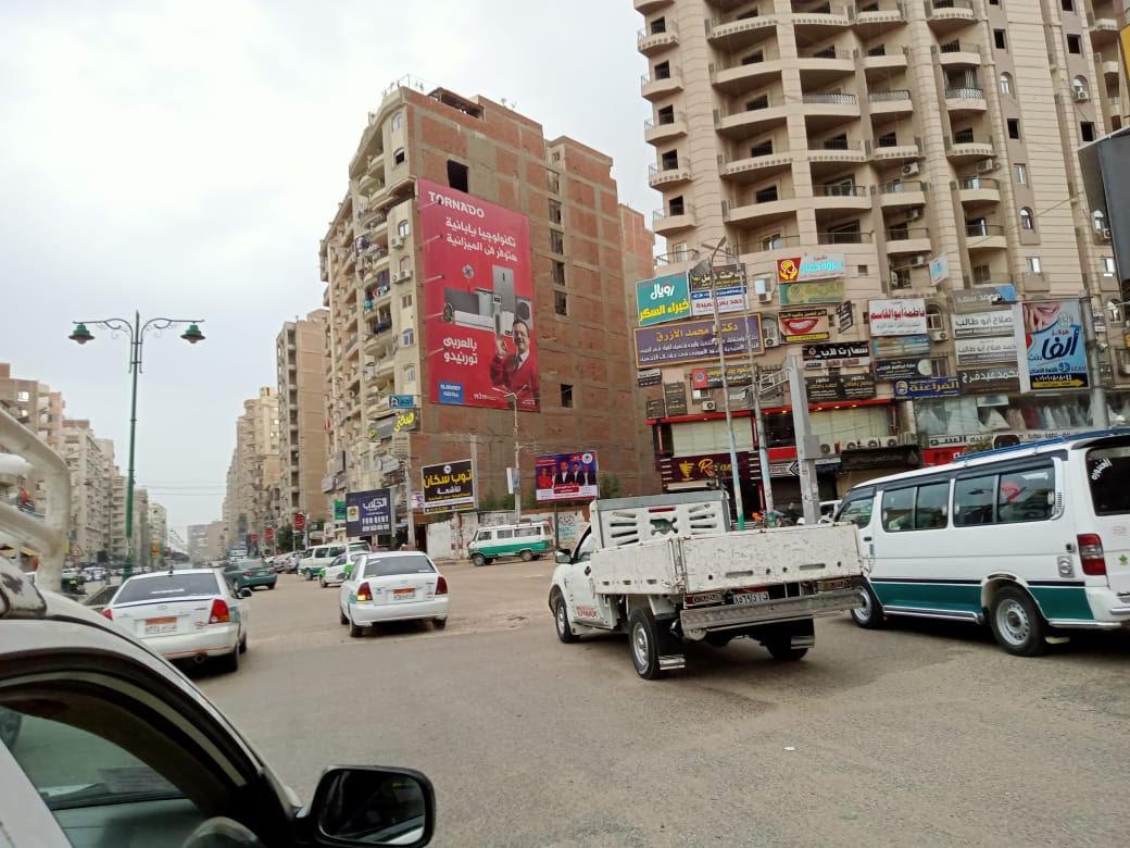 سقوط أمطار على مدن وقرى محافظة الفيوم