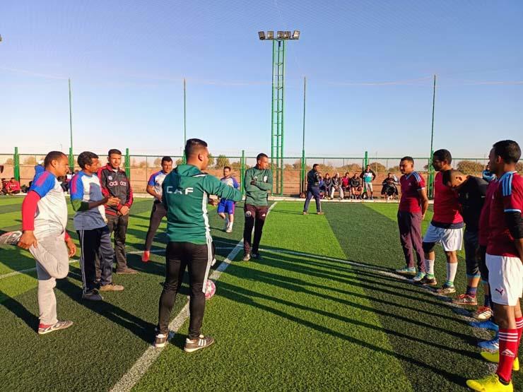 التصفيات النهائية بالمشروع القومي دوري الأندية للاحياء الشعبية في الوادي الجديد  (1)