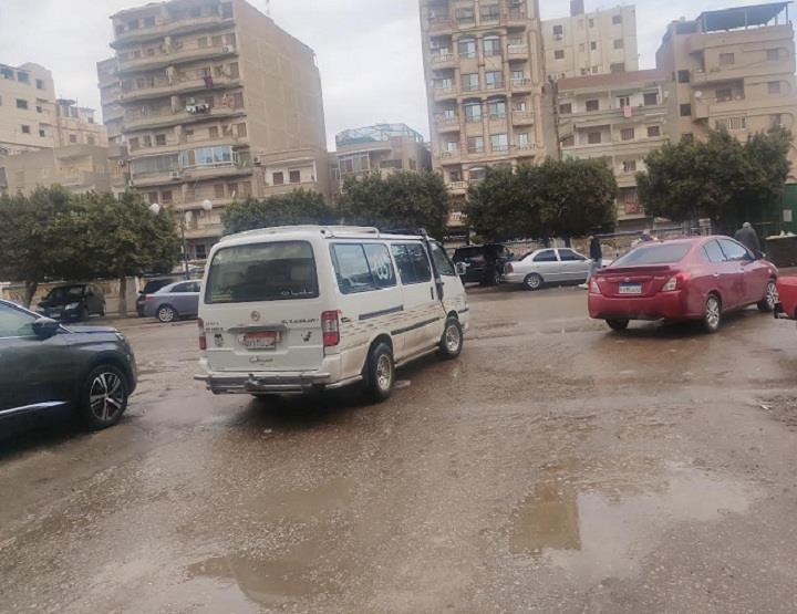  سقوط أمطار على مدن وقرى الفيوم