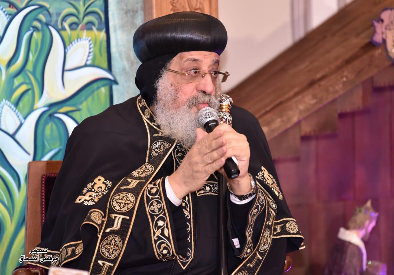 البابا تواضروس يهنئ الرئيس السيسي ووزير الداخلية بعيد الشرطة البابا تواضروس يهنئ الرئيس السيسي ووزير الداخلية بعيد الشرطة