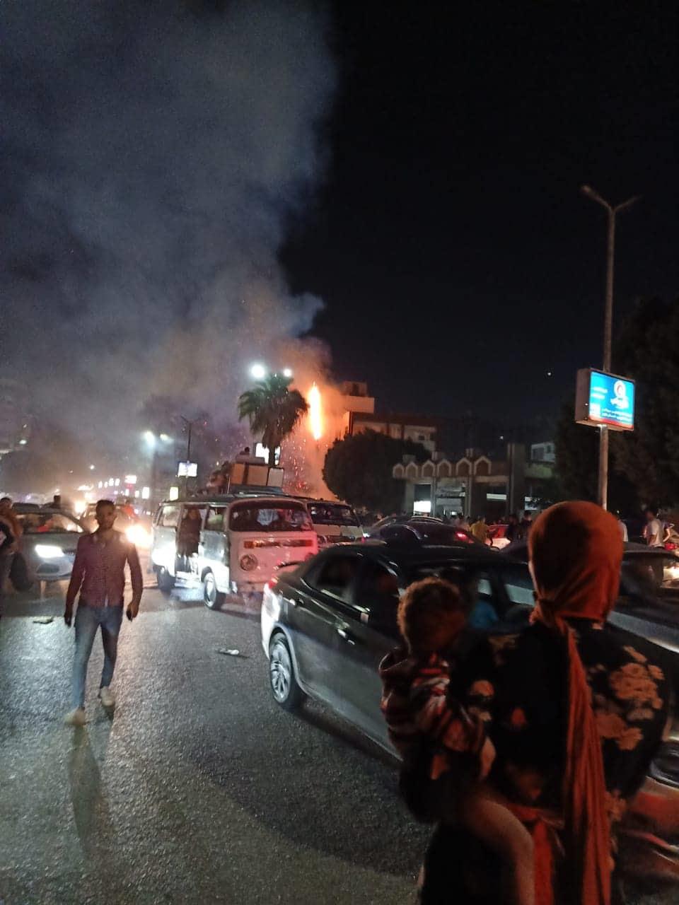 حريق شارع فبصل