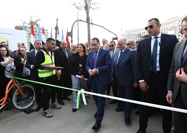 مصطفى مدبولي يشهد افتتاح المرحلة الأولى لمشروع كايرو بايك