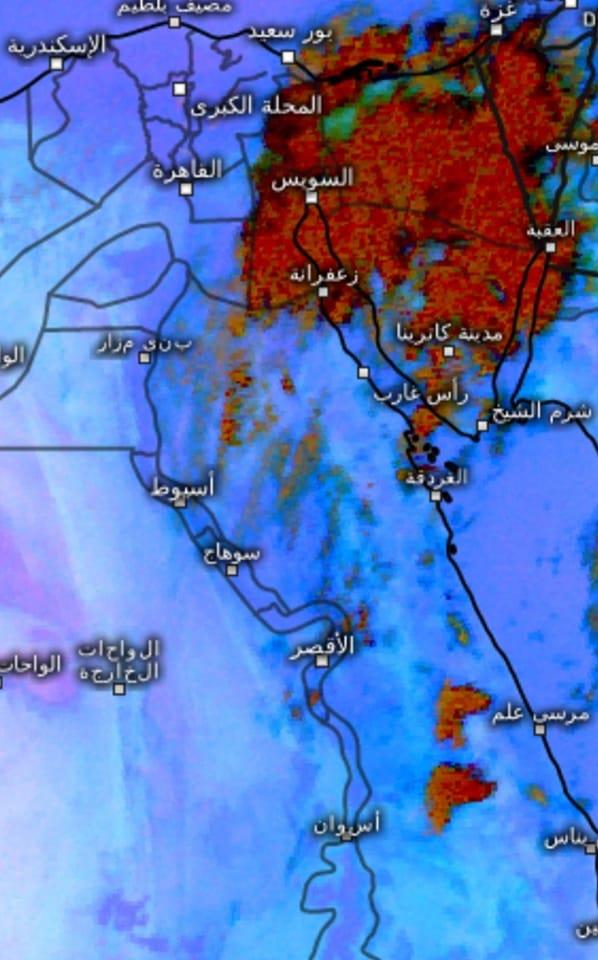 خلايا رعدية وأمطار